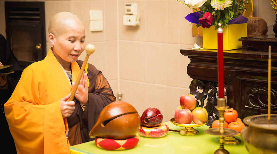 Buddhist Ceremony in our Asian Hall