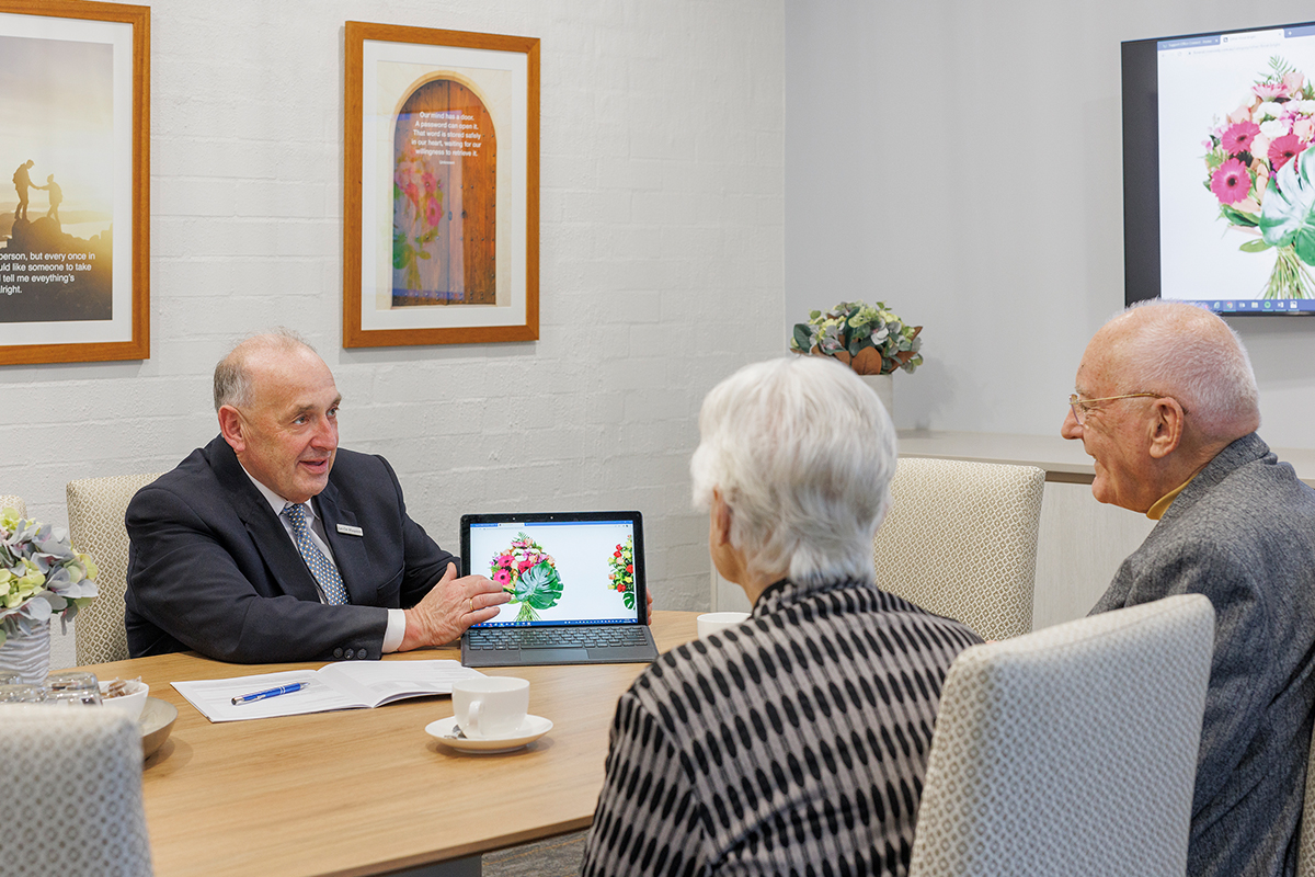 Le Pine Funerals Lilydale arrangement room